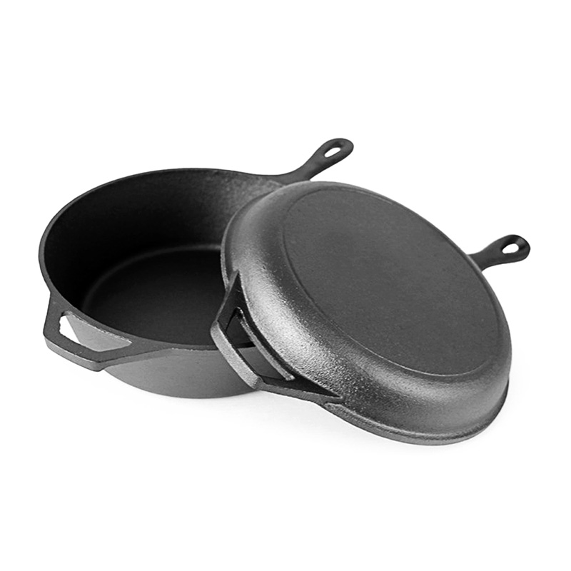 Double Cast Iron 2-In-1 Multi Cooker (4)